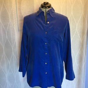 Chico's blue blouse/tunic, size 0 (S)